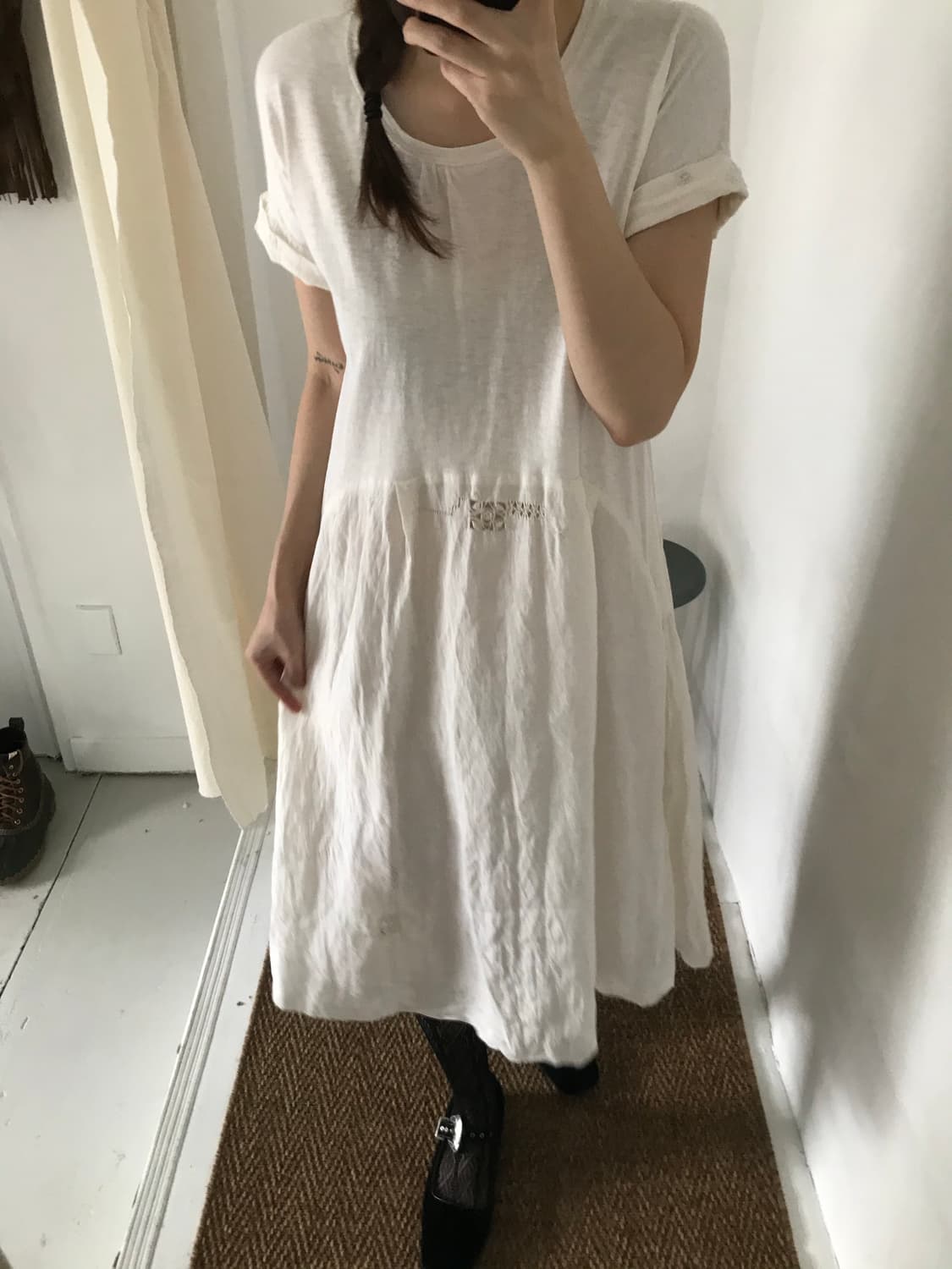 linen lace dress 상품이미지3