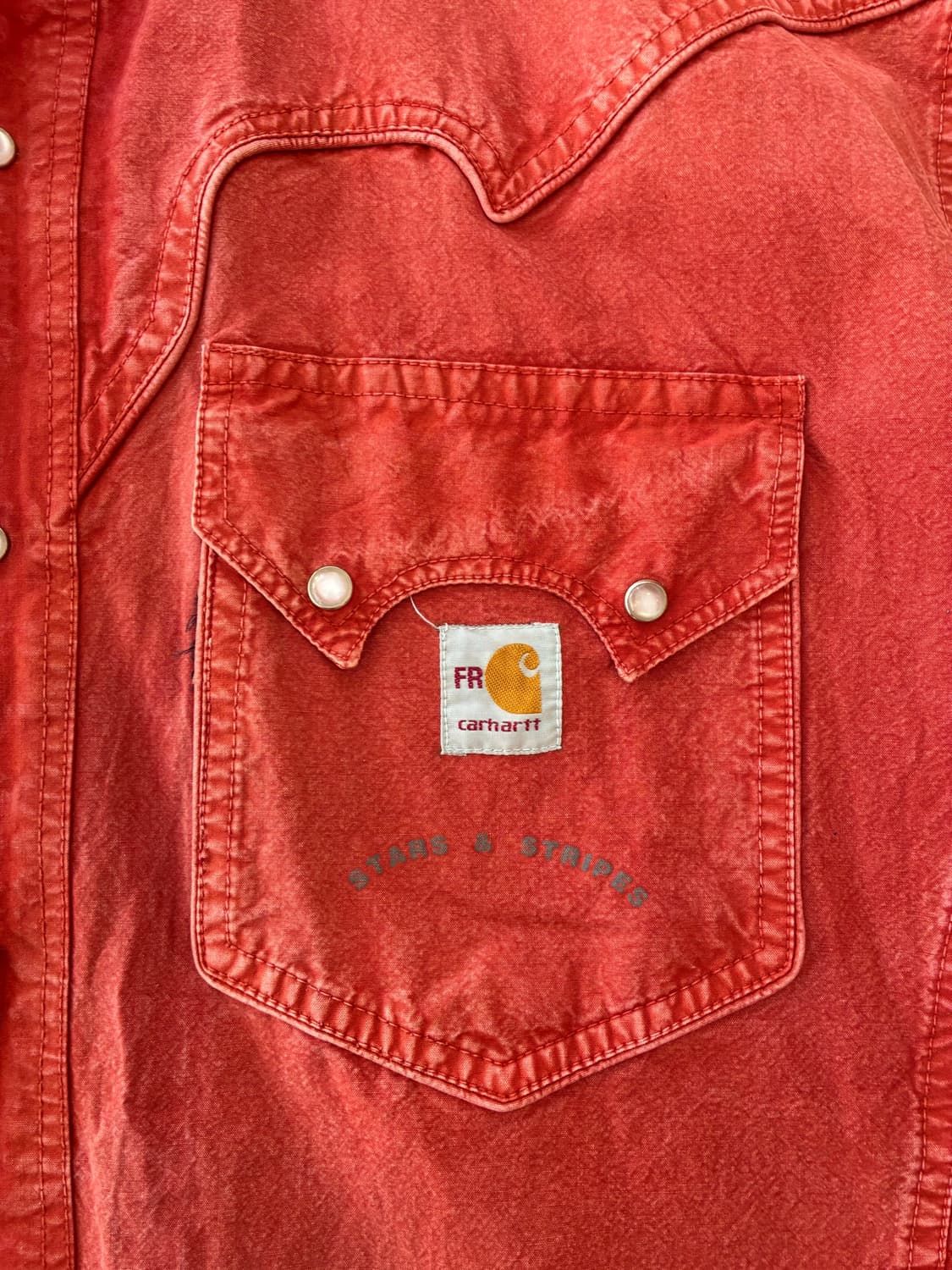 Carhartt FR라인 웨스턴 셔츠(앞,뒤 디테일👍) 상품이미지4