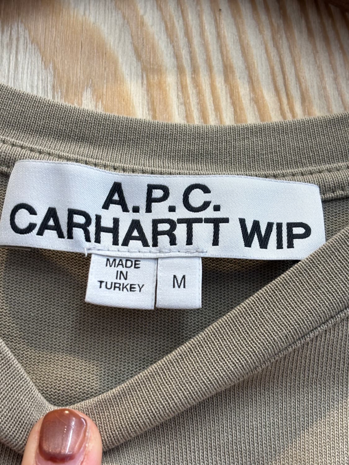 칼하트wip X 아페쎄 파이어 티셔츠 상품이미지8