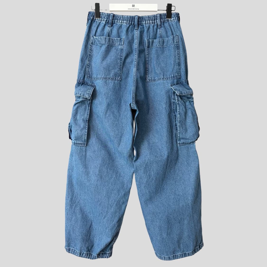 (S)GU 지유 슈퍼와이드 데님 카고팬츠 상품이미지5
