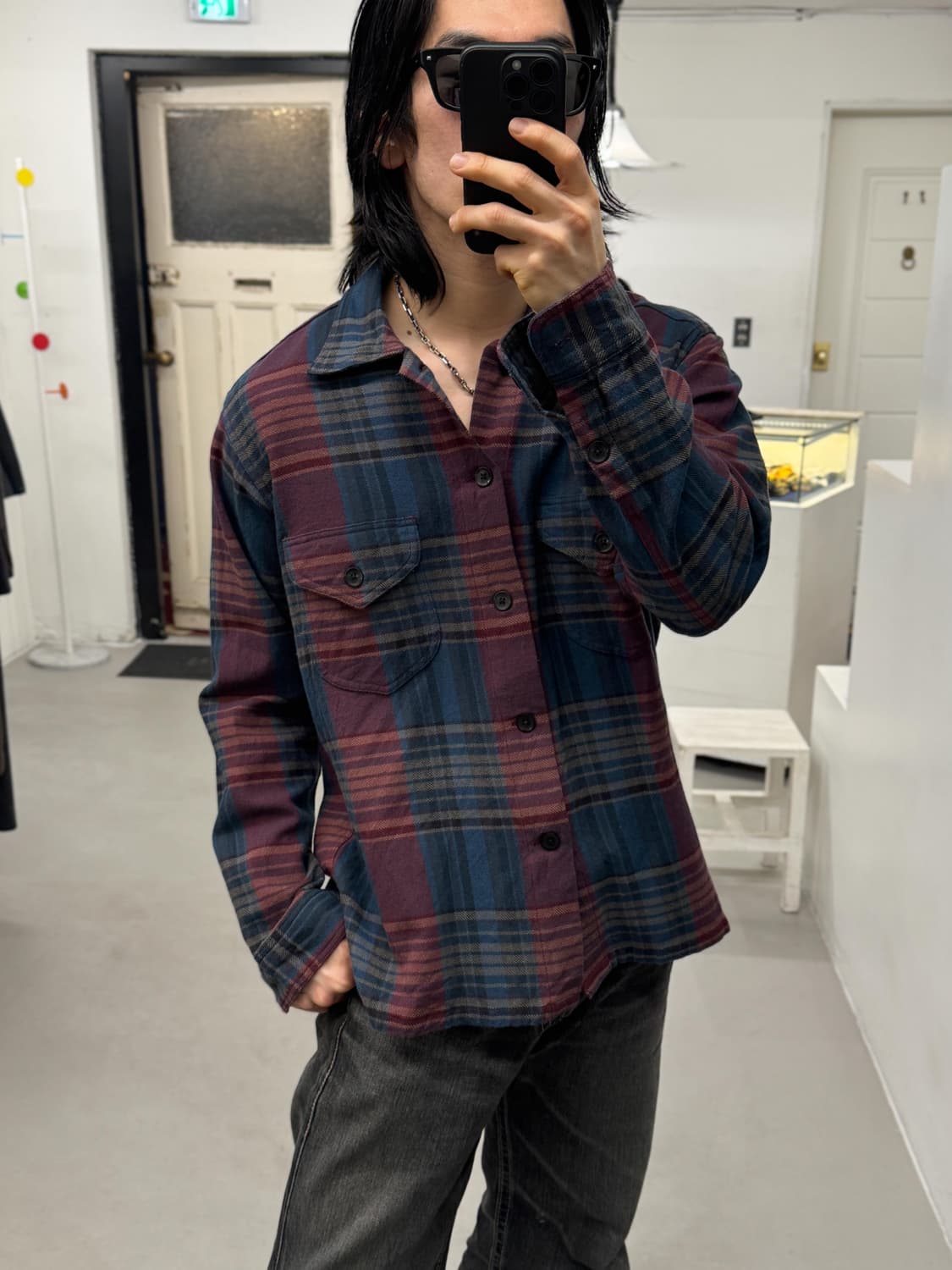  South 2 West 8 체크 셔츠 상품이미지6