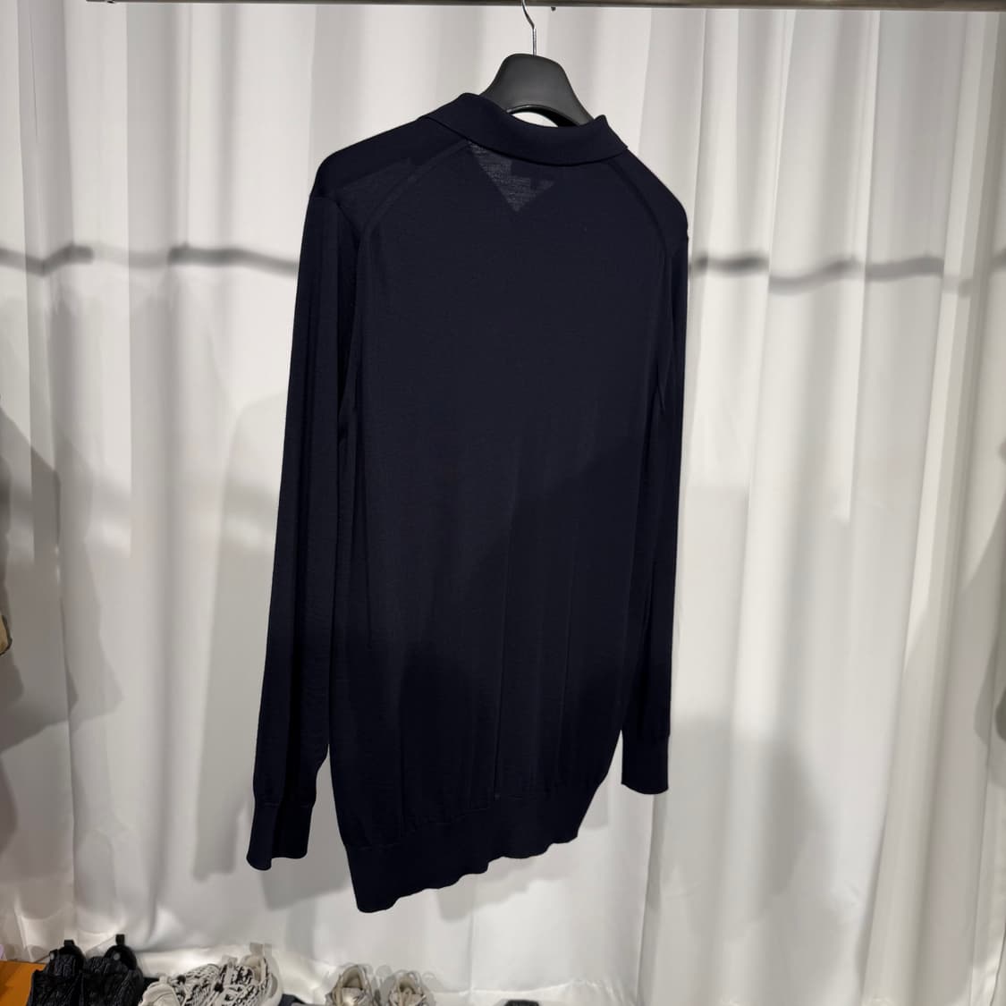 (56) 로로피아나 버진 울 카라 니트   상품이미지3