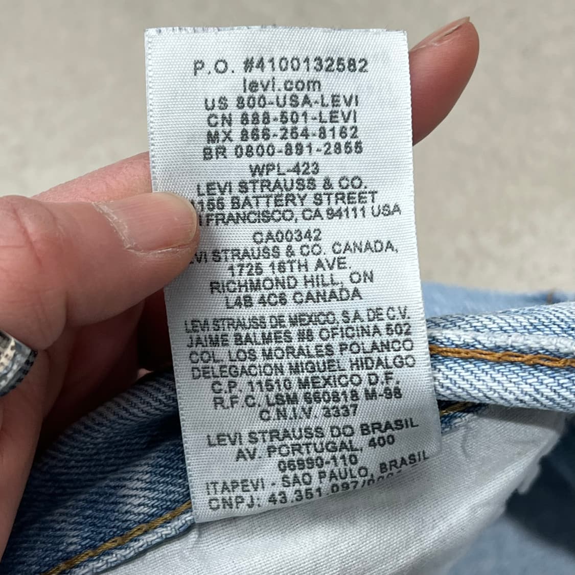 리바이스 505 데님팬츠 s09589 상품이미지9