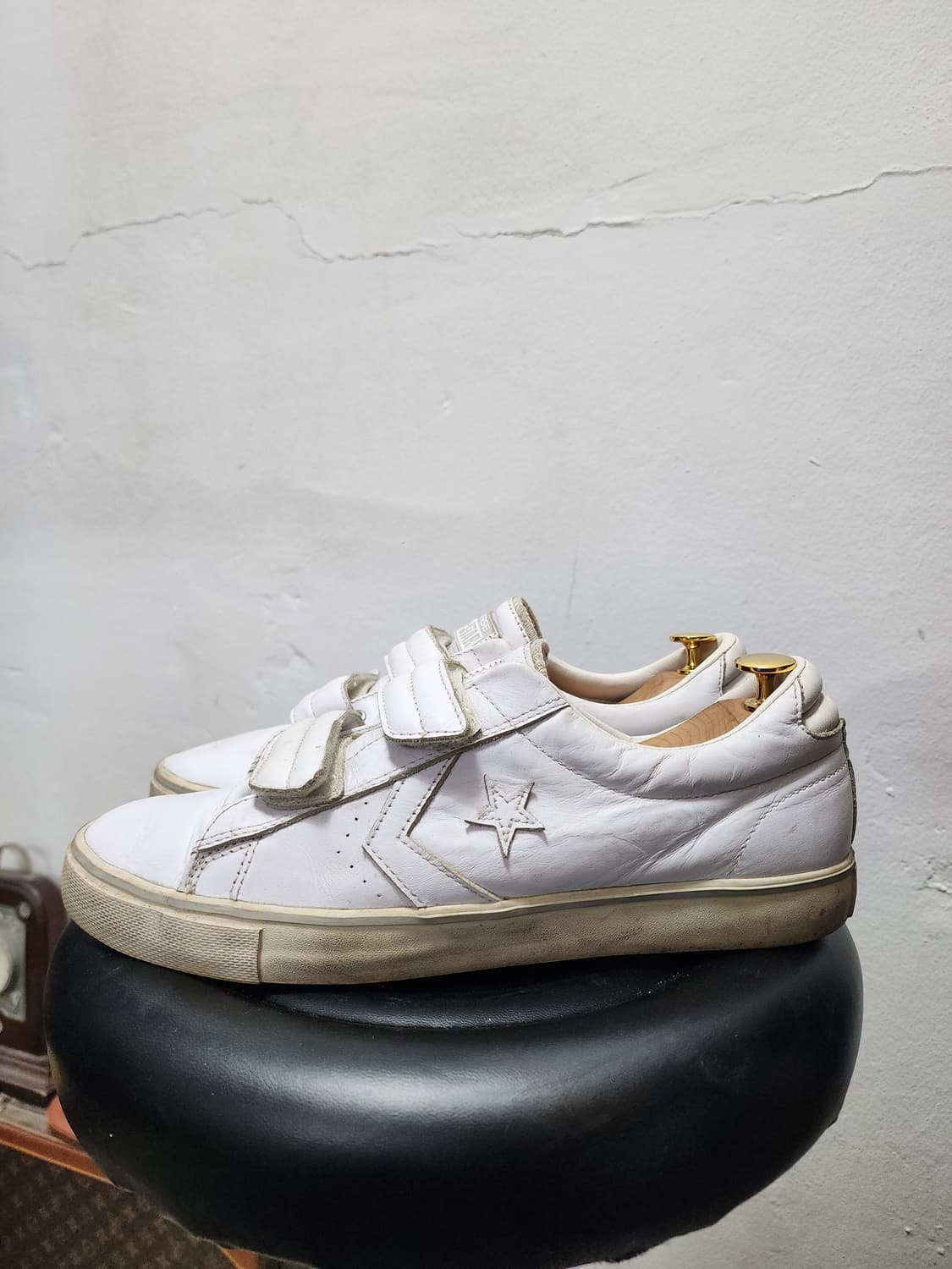 컨버스 벨크로 흰색 스니커즈 상품이미지3