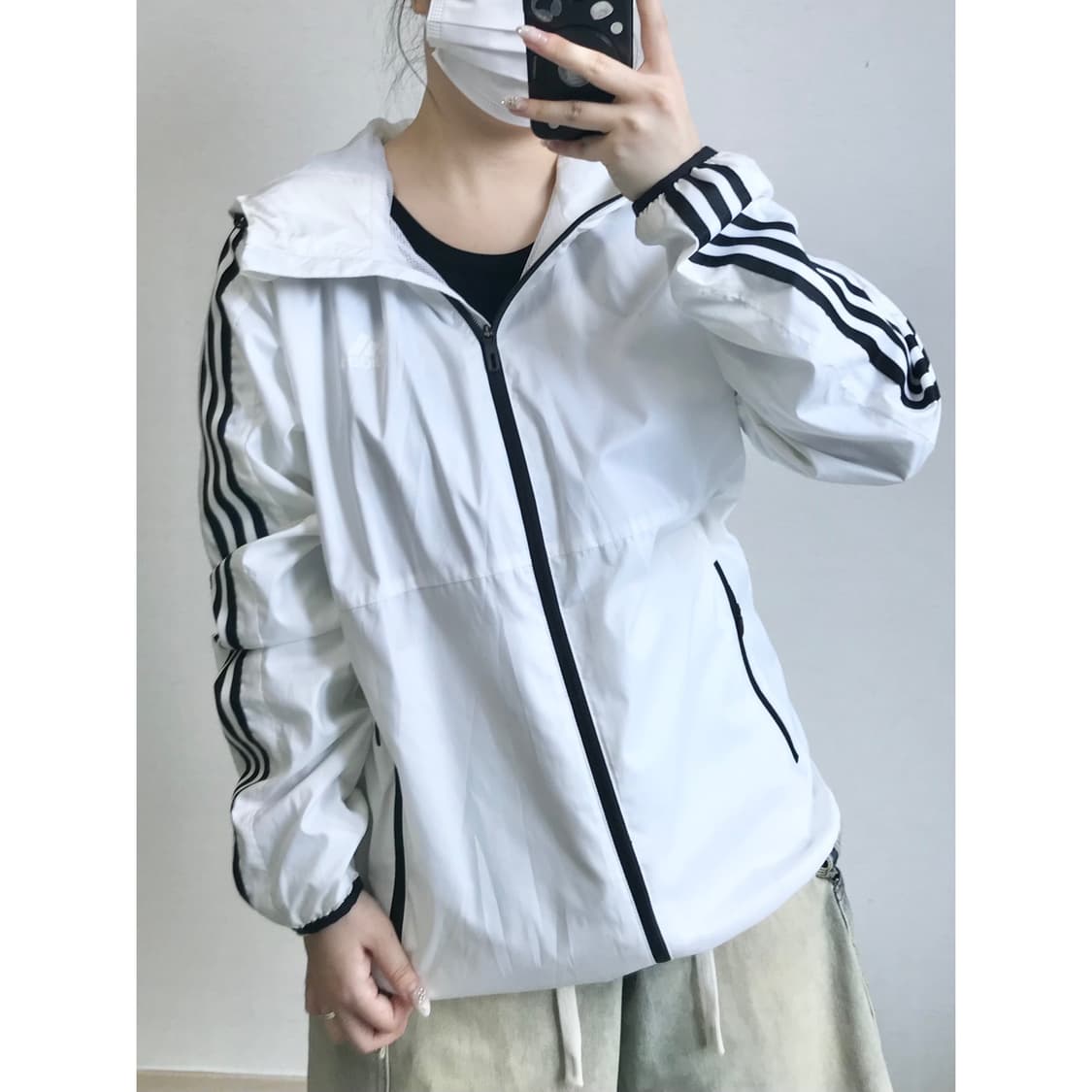 아디다스 트레이닝 바람막이 xl 상품이미지1