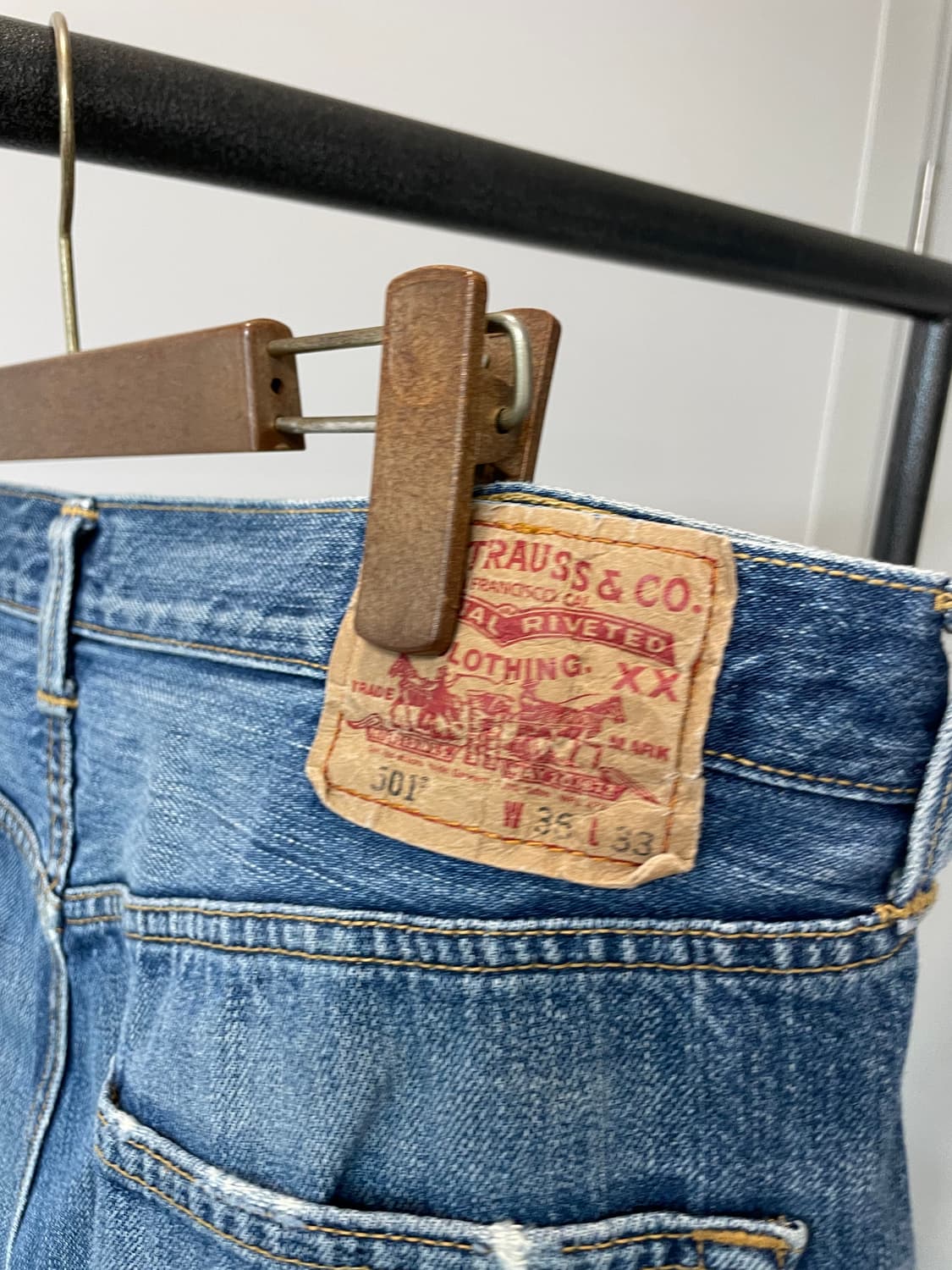 (36) Levis501 리바이스501 워싱 데님팬츠 상품이미지7