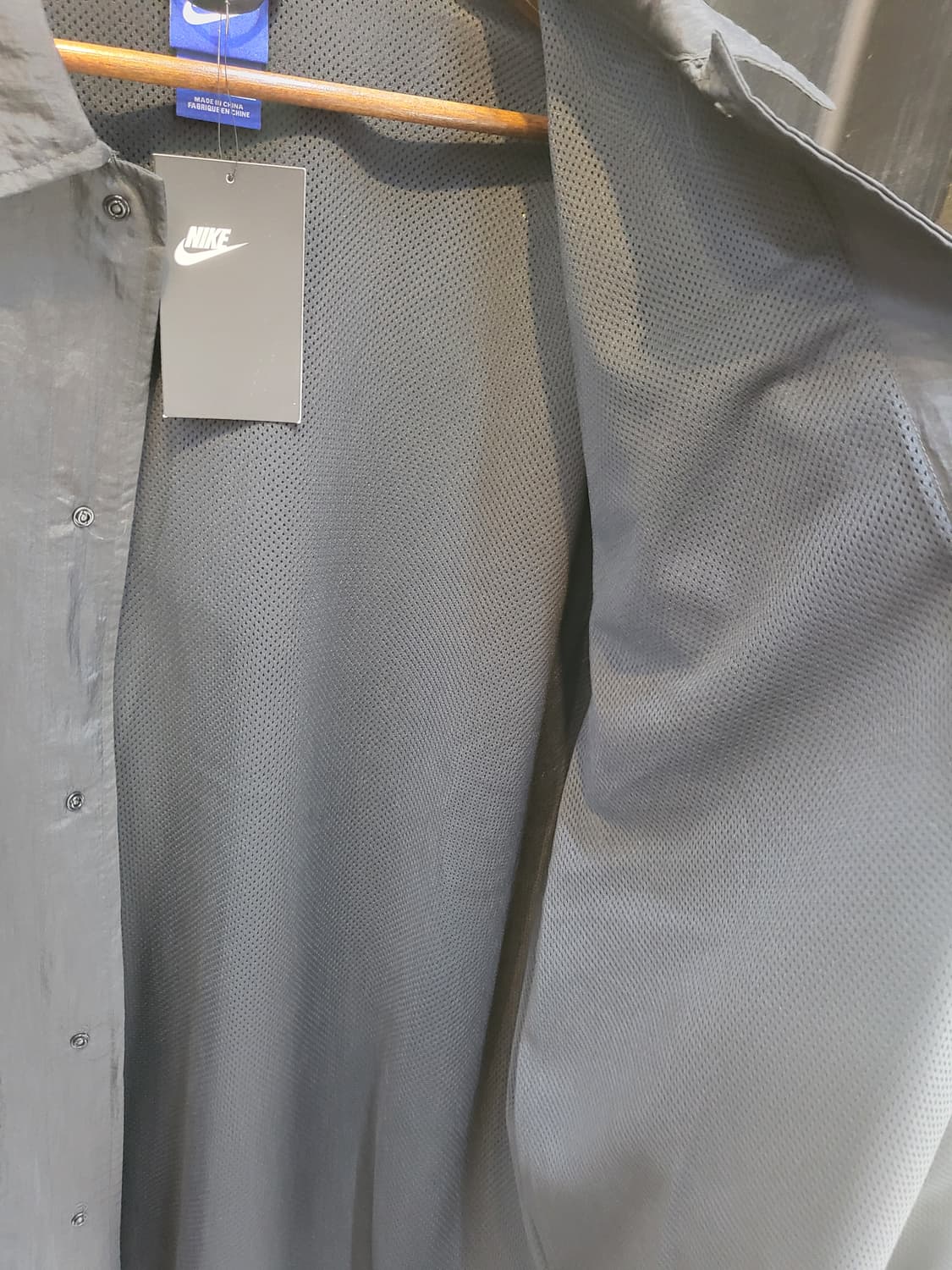 나이키 블랙 코치 자켓 상품이미지5