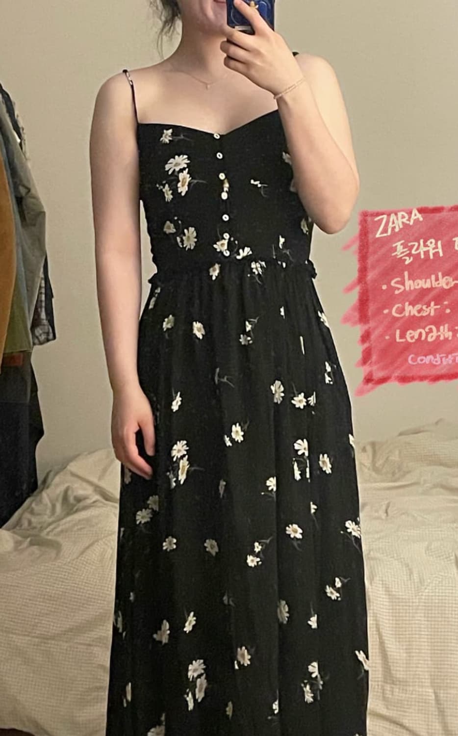 자라 플라워 탱크탑 원피스 상품이미지2