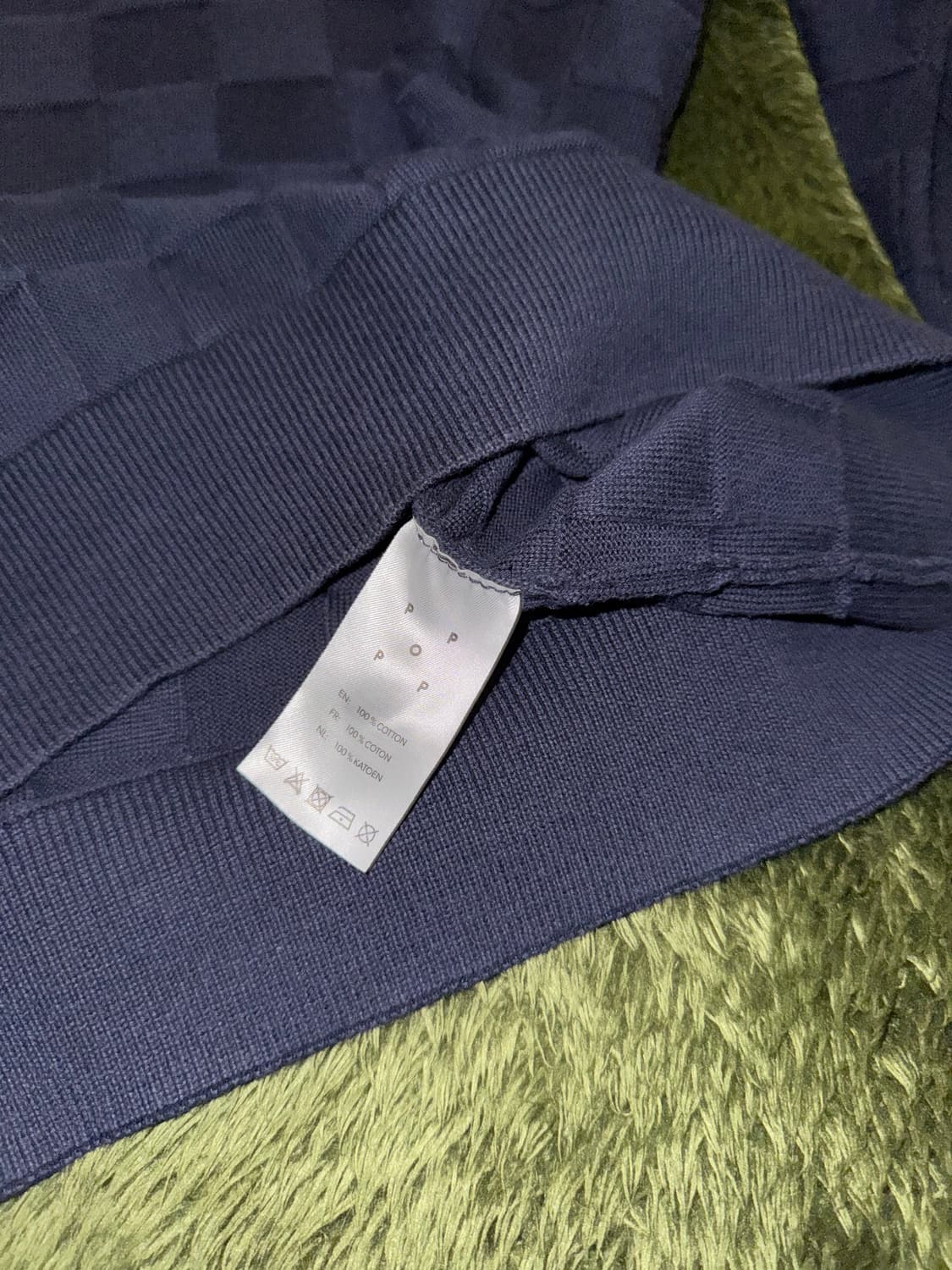 [XL] POP TRADING 팝 트레이딩 컴퍼니 21AW 패널 니트 상품이미지6