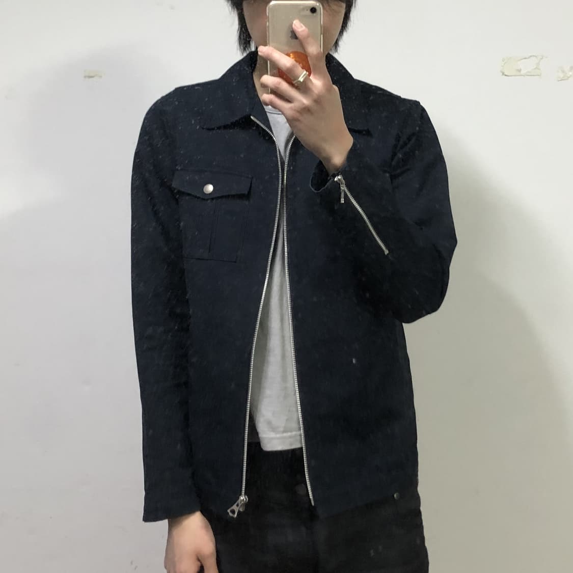 버버리 블랙라벨 바이커 자켓 상품이미지3