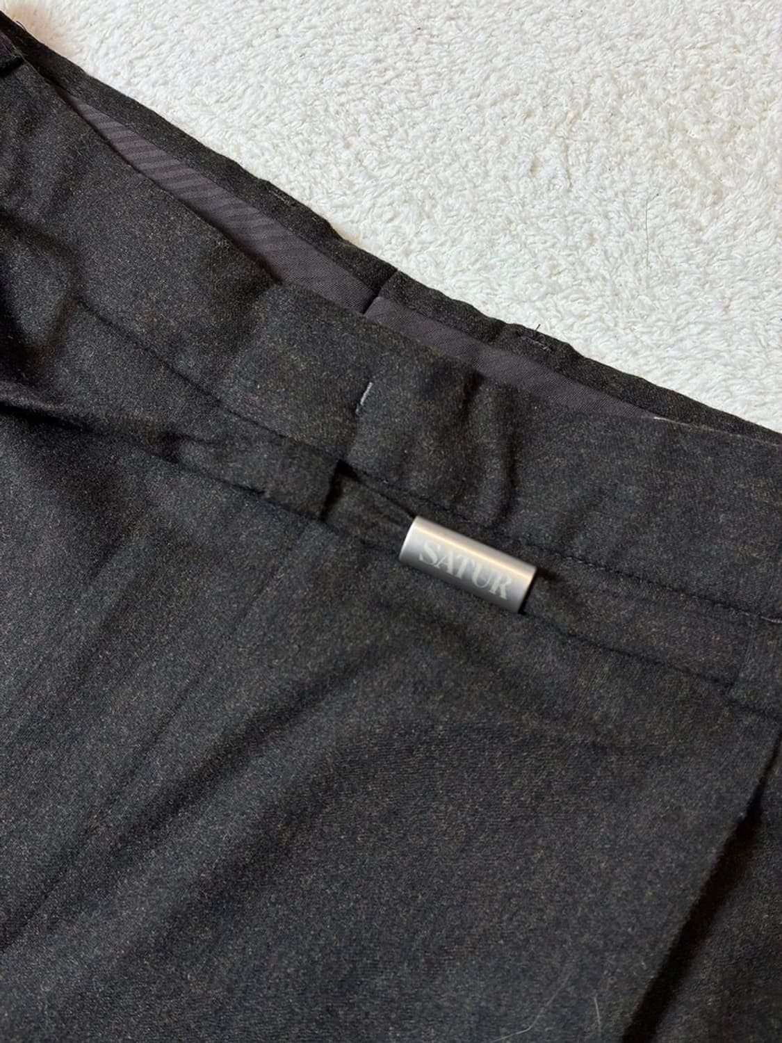 세터 SATUR 핀턱 와이드 울 팬츠 PN7031 상품이미지4