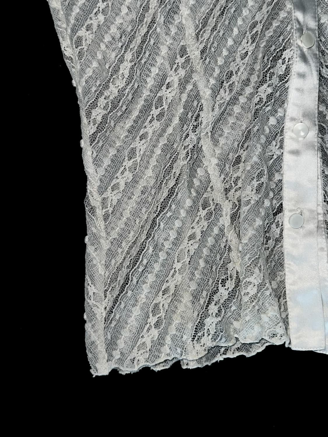 빈티지 시스루 레이스 블라우스 상품이미지4