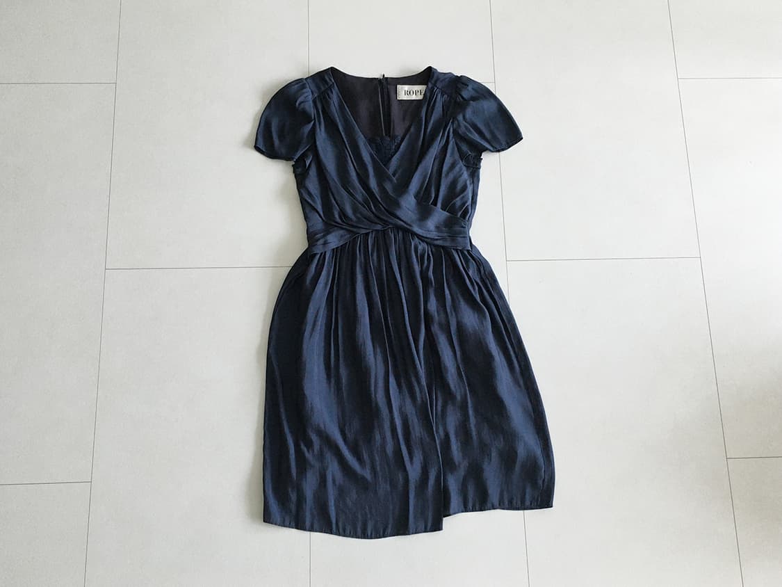 soft drape wrap midi dress 상품이미지2