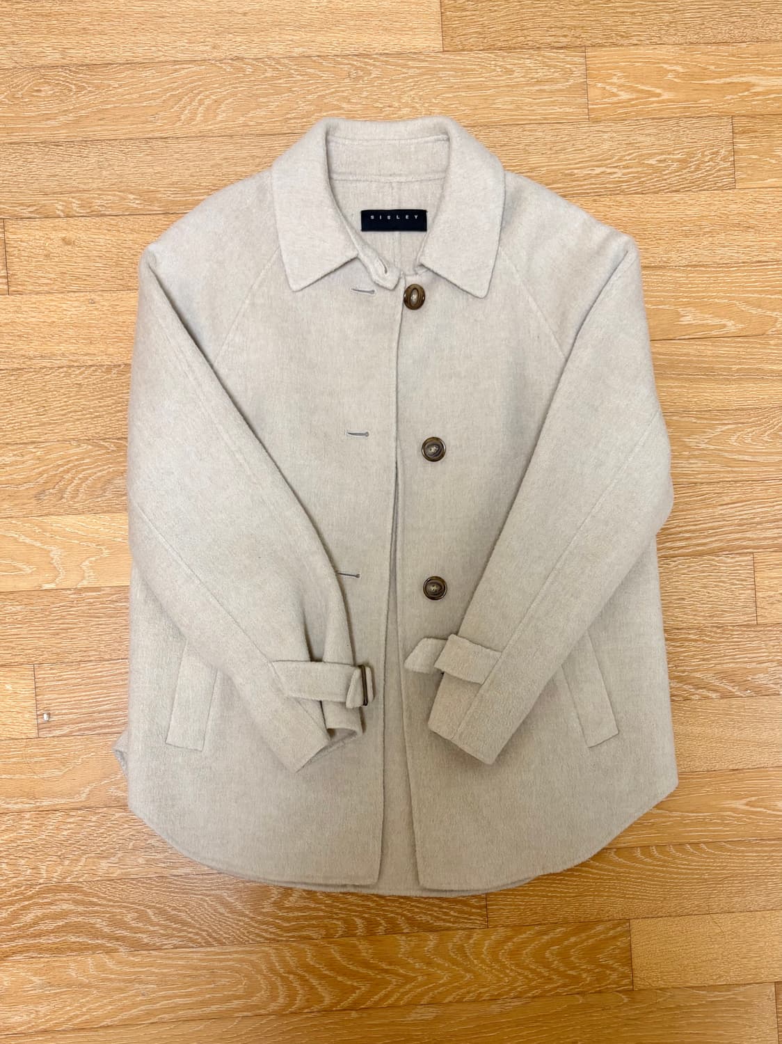 시슬리 핸드메이드 숏코트 베이지 상품이미지1