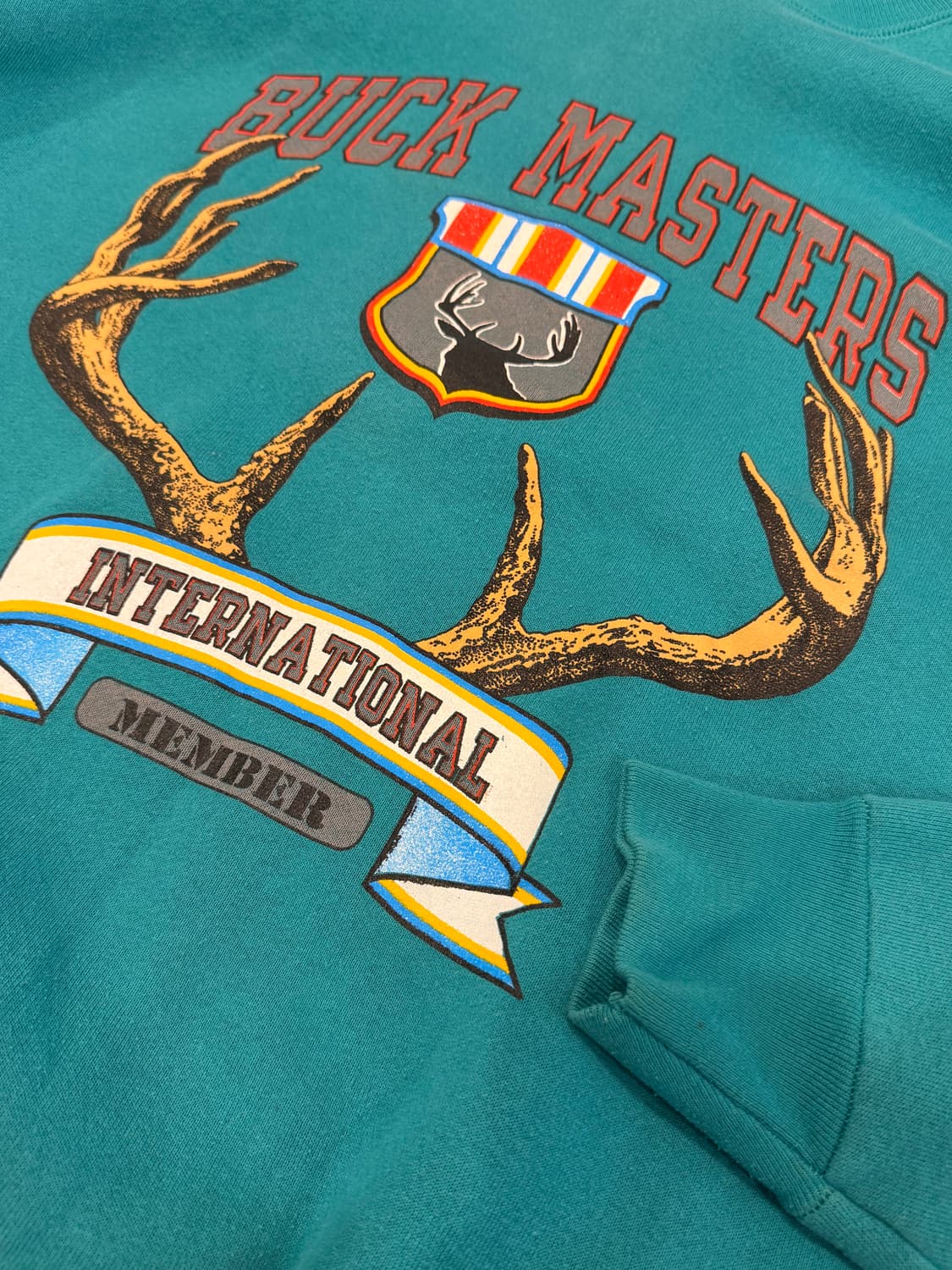 80s Fruit Of The Loom BUCK MASTERS 스웻셔츠 상품이미지7