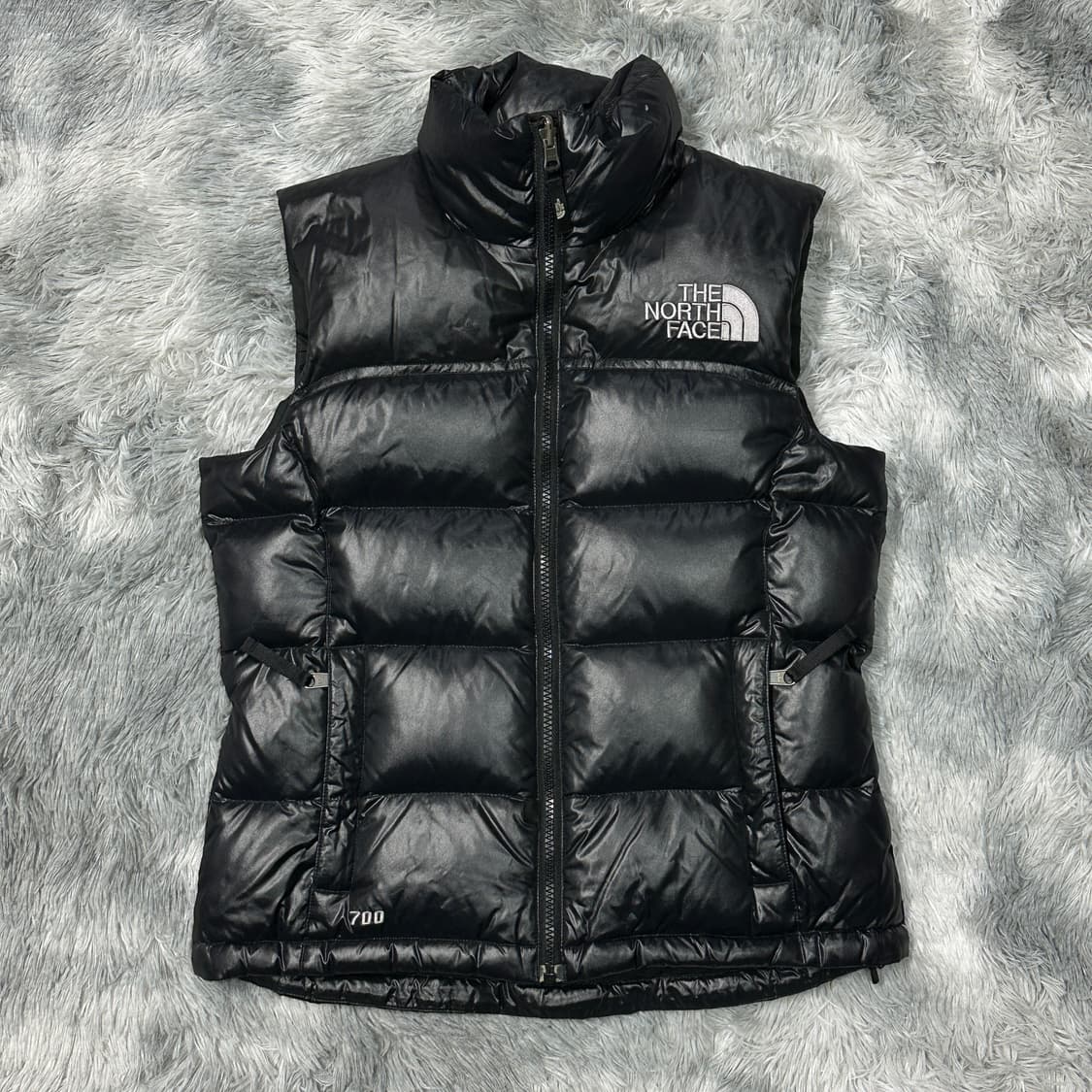노스페이스 700 눕시 유광 블랙 패딩조끼 s 상품이미지1
