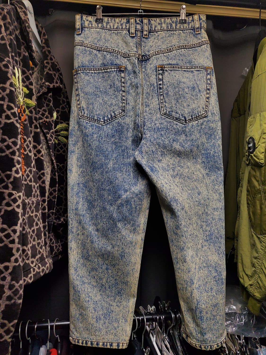 시스템옴므 데미지워싱 데님팬츠 상품이미지3