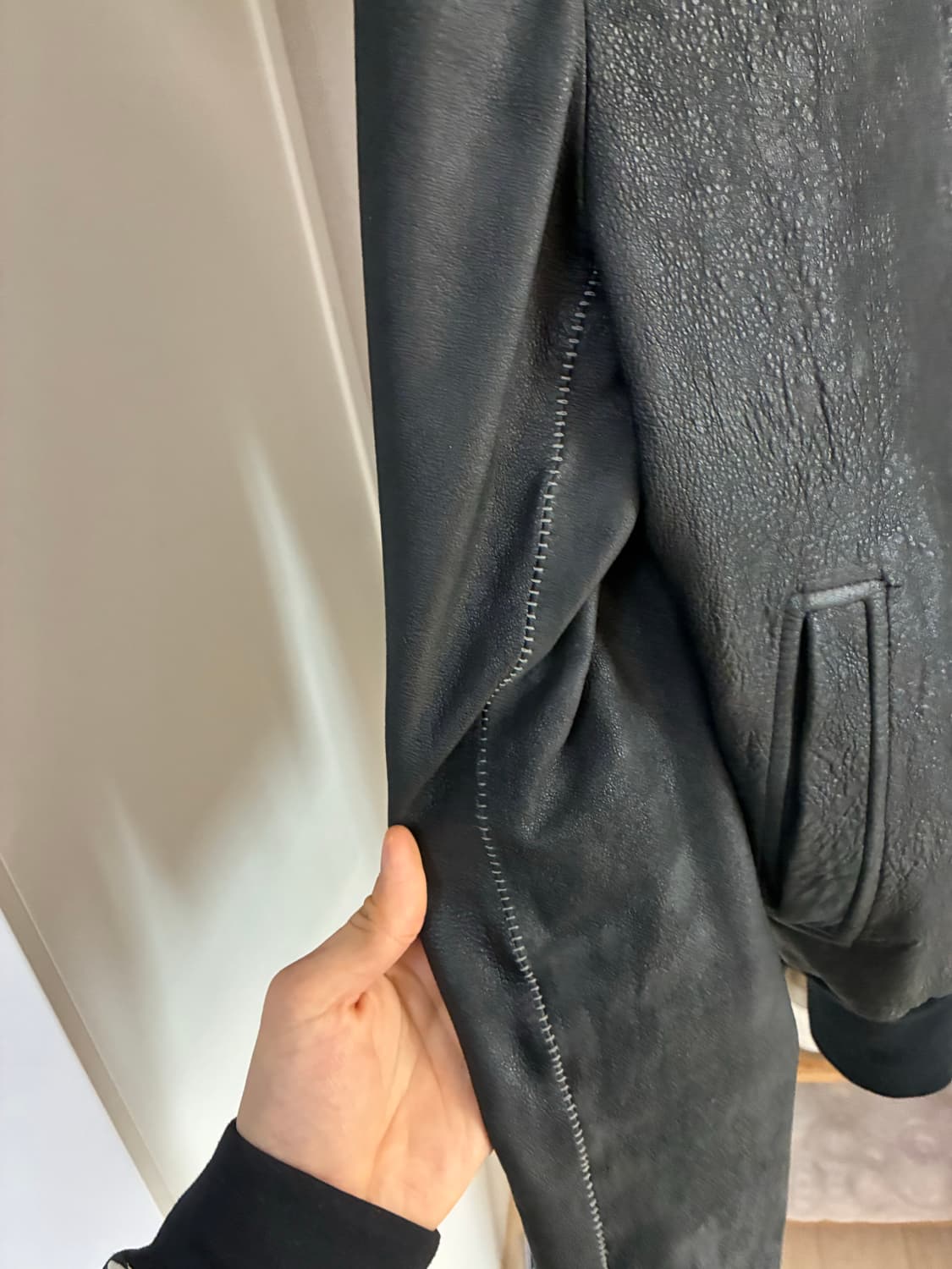 텐세이오또 레더 자켓 46 상품이미지4