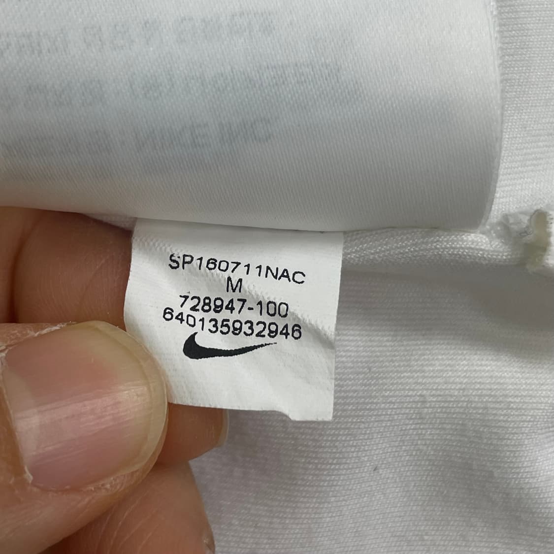 나이키 드라이핏 화이트 M 카라티 상품이미지6