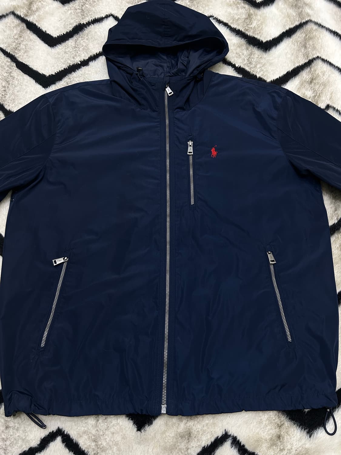[L]폴로랄프로렌 후드 바람막이/네이비 상품이미지3