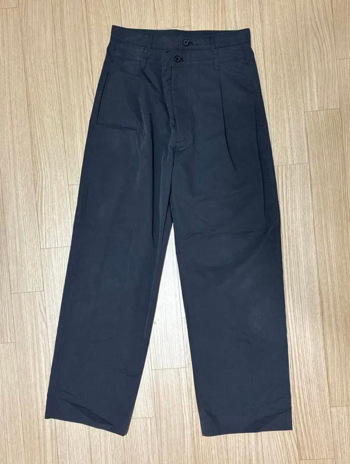 EE double waist pants charcoal 상품이미지2