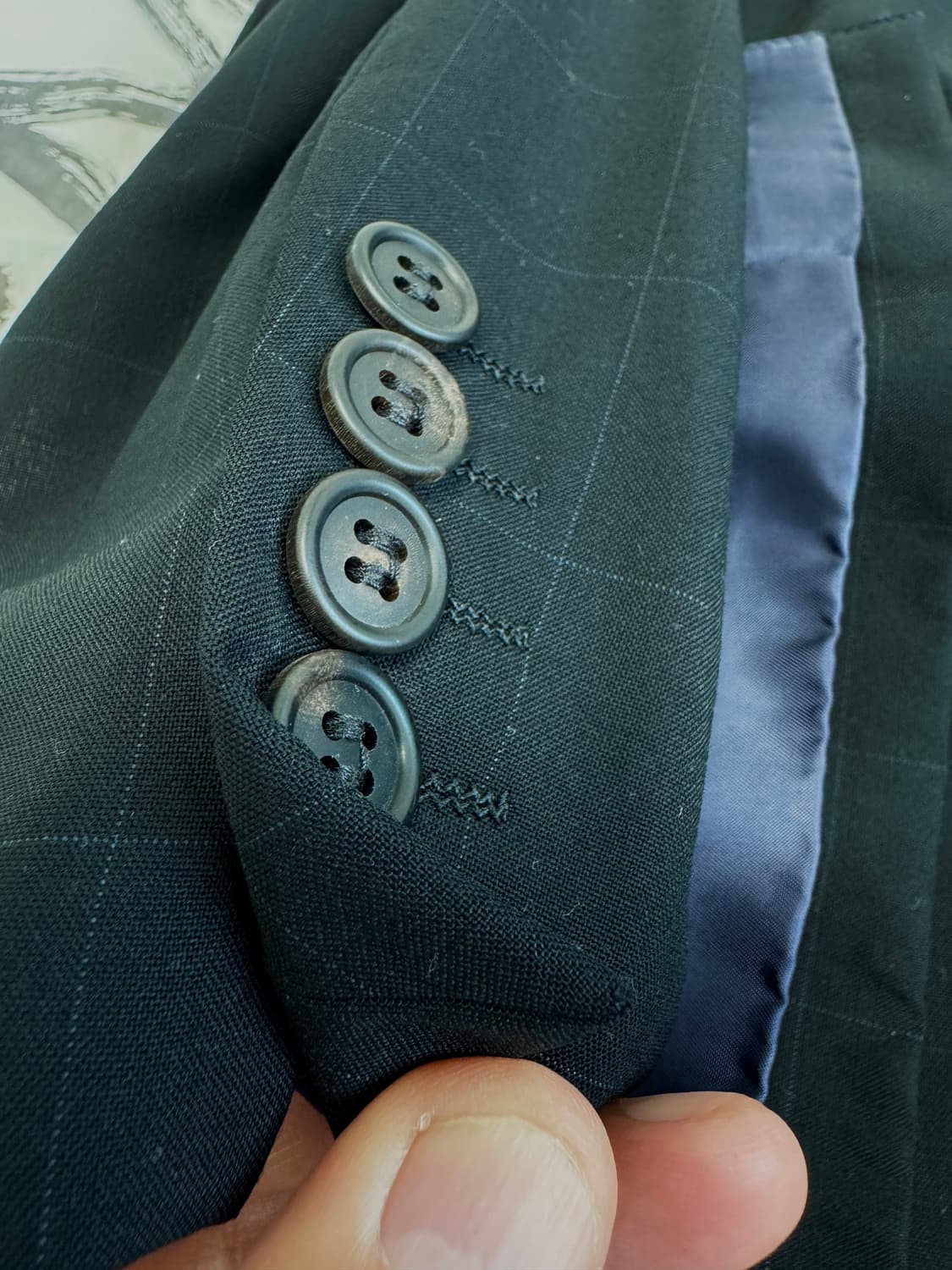 일본 폴스미스 런던 프라텔리 탈리아 디 델피노 슈퍼120 정장 자켓/L- 상품이미지9