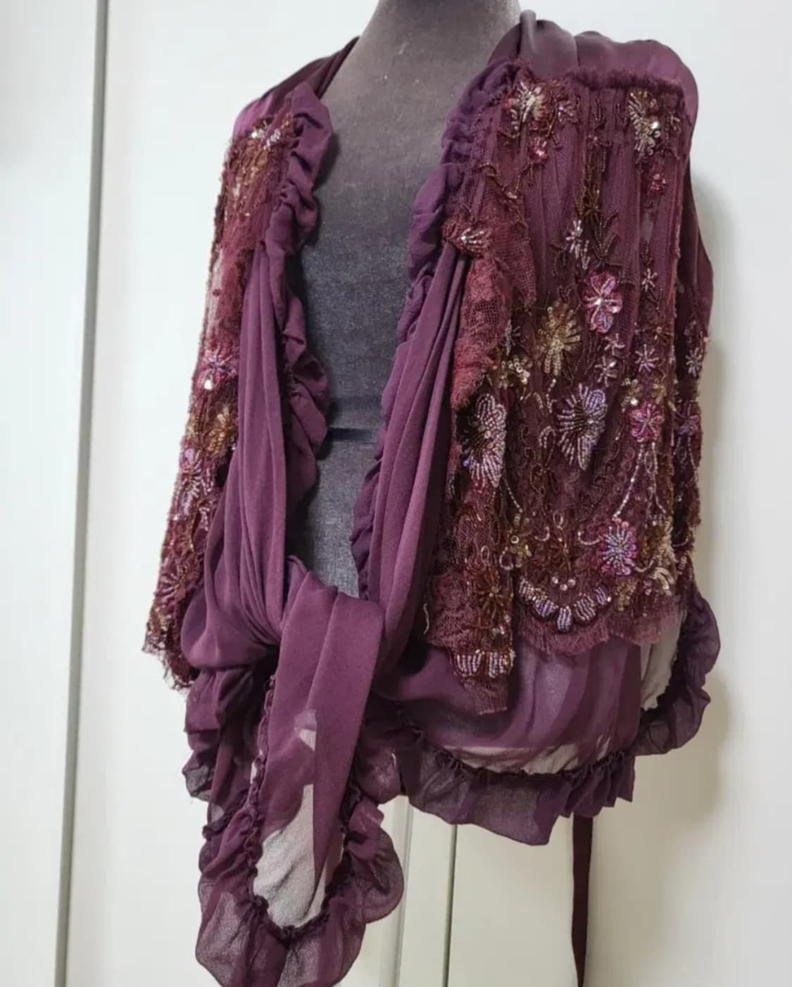안토니오 마라스 실크 장식 베스트 조끼 Antonio Marras 상품이미지9