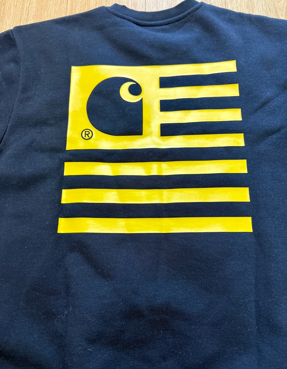 칼하트 WIP 네이비 기모 맨투맨 M(100) 상품이미지2