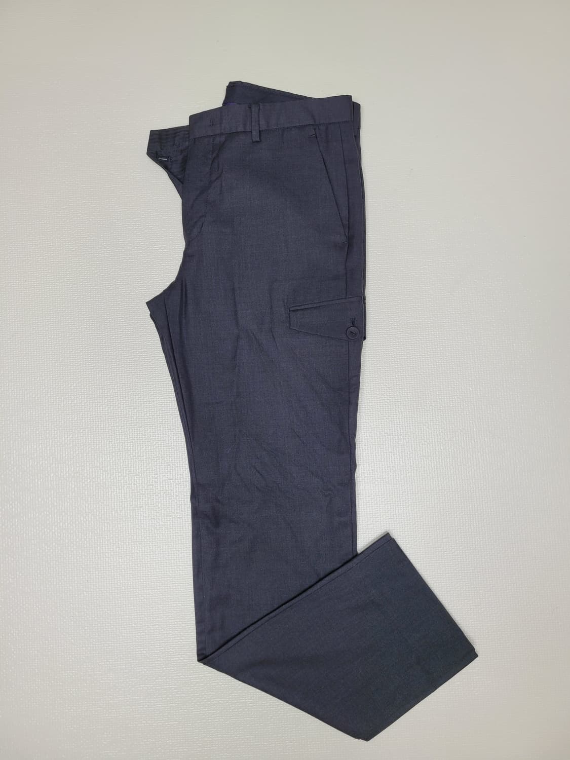 엠폴햄 Em Polham 남자 사이드포켓 울 슬랙스 31 다크그레이 상품이미지2