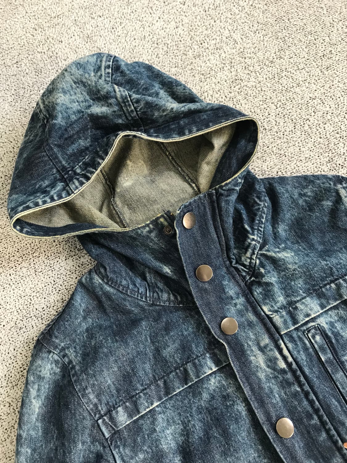 데님 후드 자켓 상품이미지2