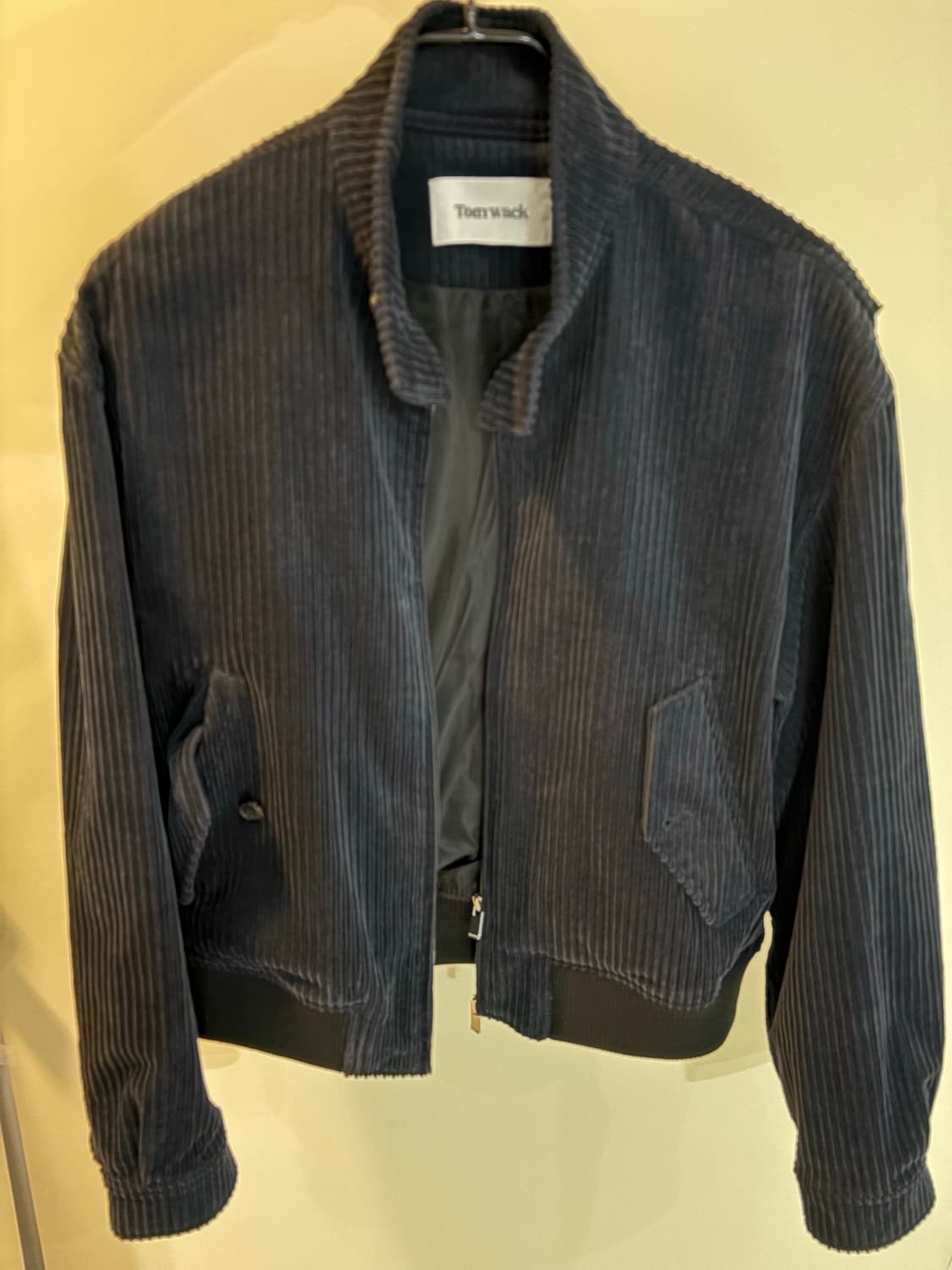 토니웩 코듀로이 해링턴자켓 네이비 xl 상품이미지2