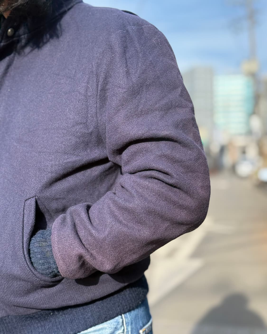 80‘s 엘엘빈 울 해링턴 자켓 M 상품이미지10