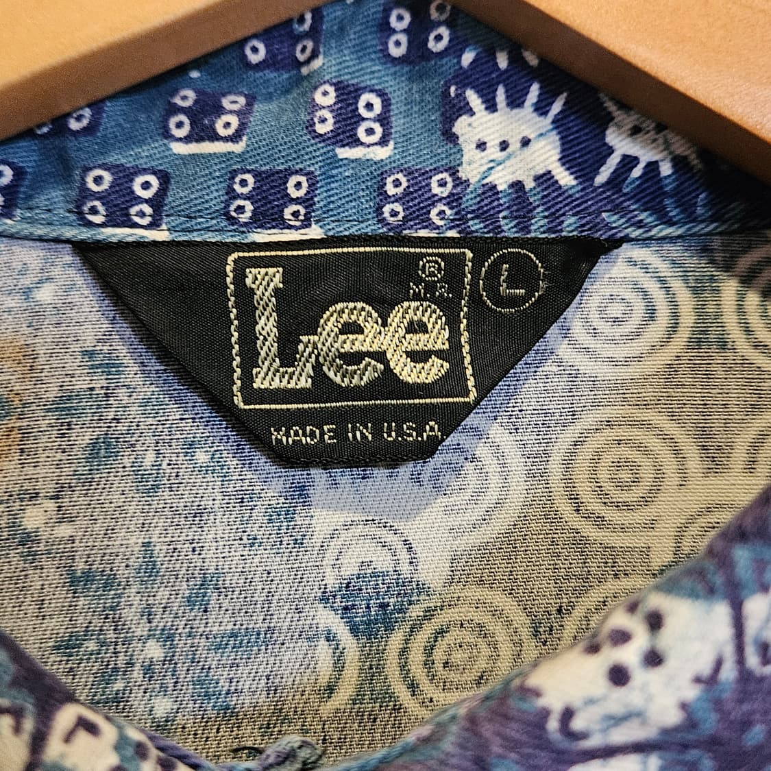 70s LEE 패치워크 웨스턴 셔츠 USA 상품이미지3