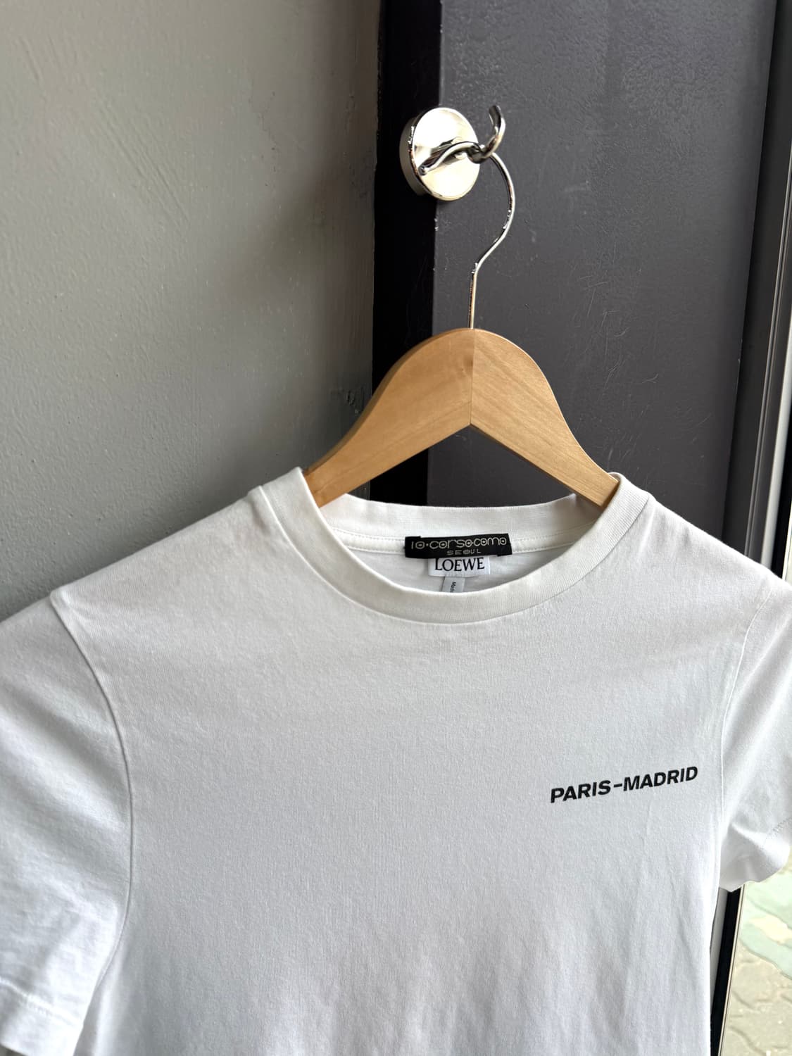 XS/ 로에베 엘레펀트 프린팅 크루넥 반팔 상품이미지3