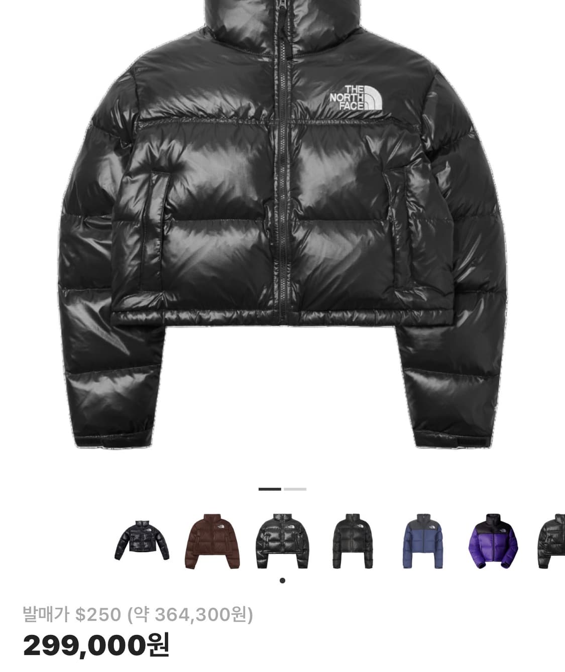 노스페이스 크롭 눕시 상품이미지1