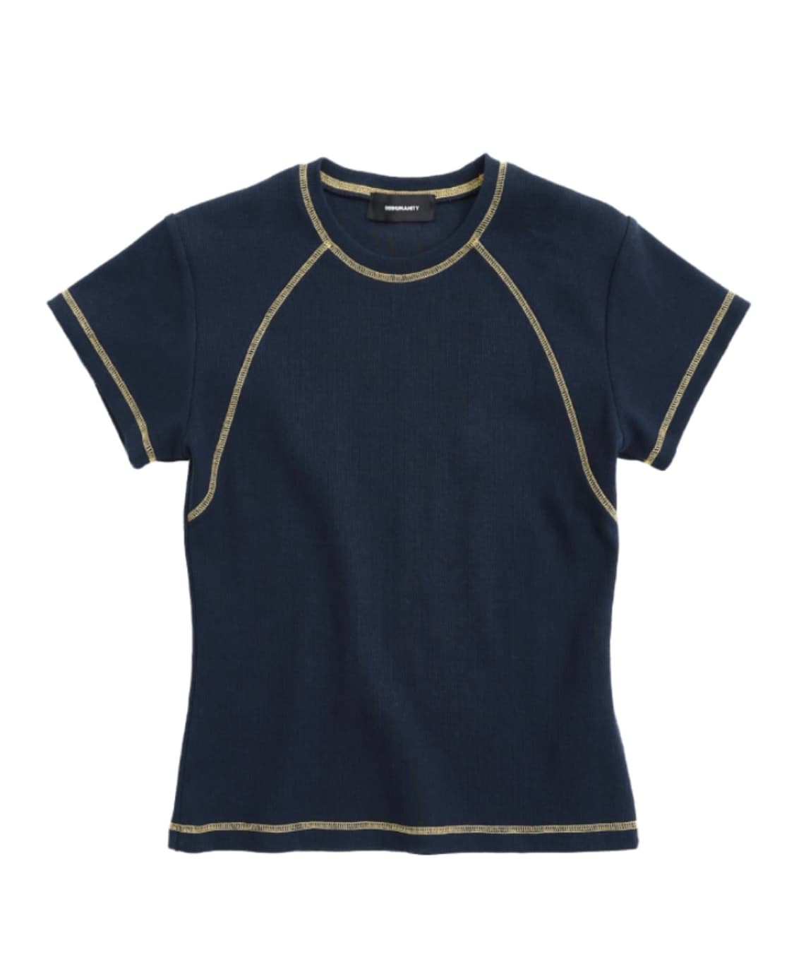 Colored stitch line short sleeve tee  상품이미지1