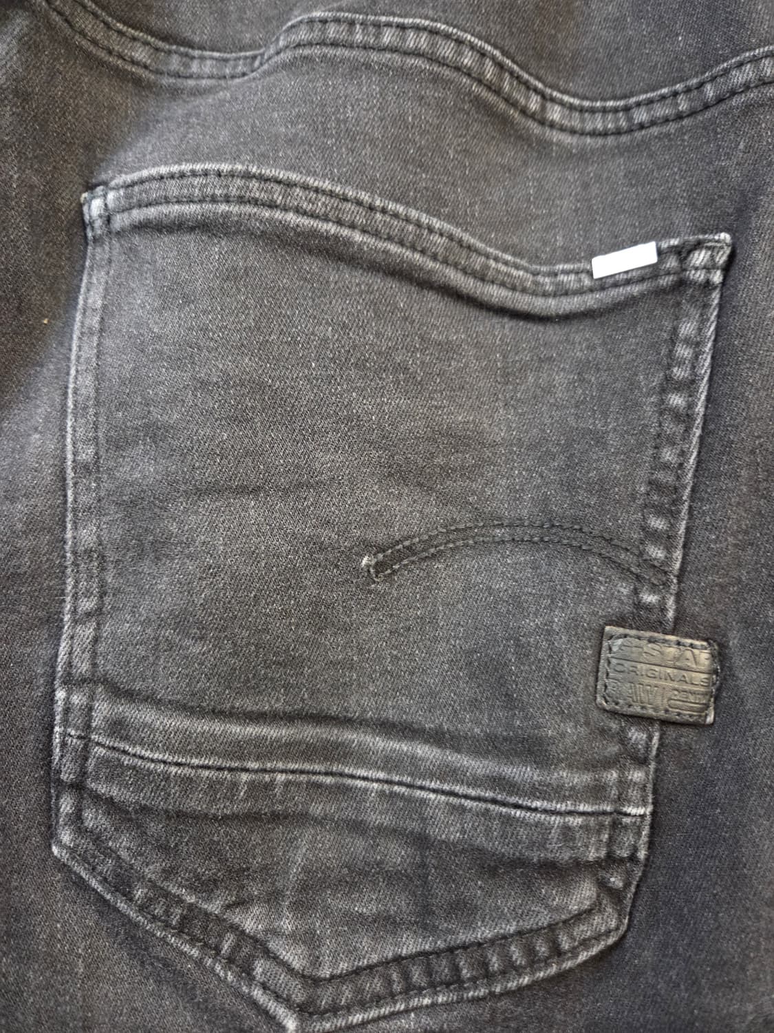 G-Star RAW 블랙 조거 데님 팬츠(W27/L30) 상품이미지5