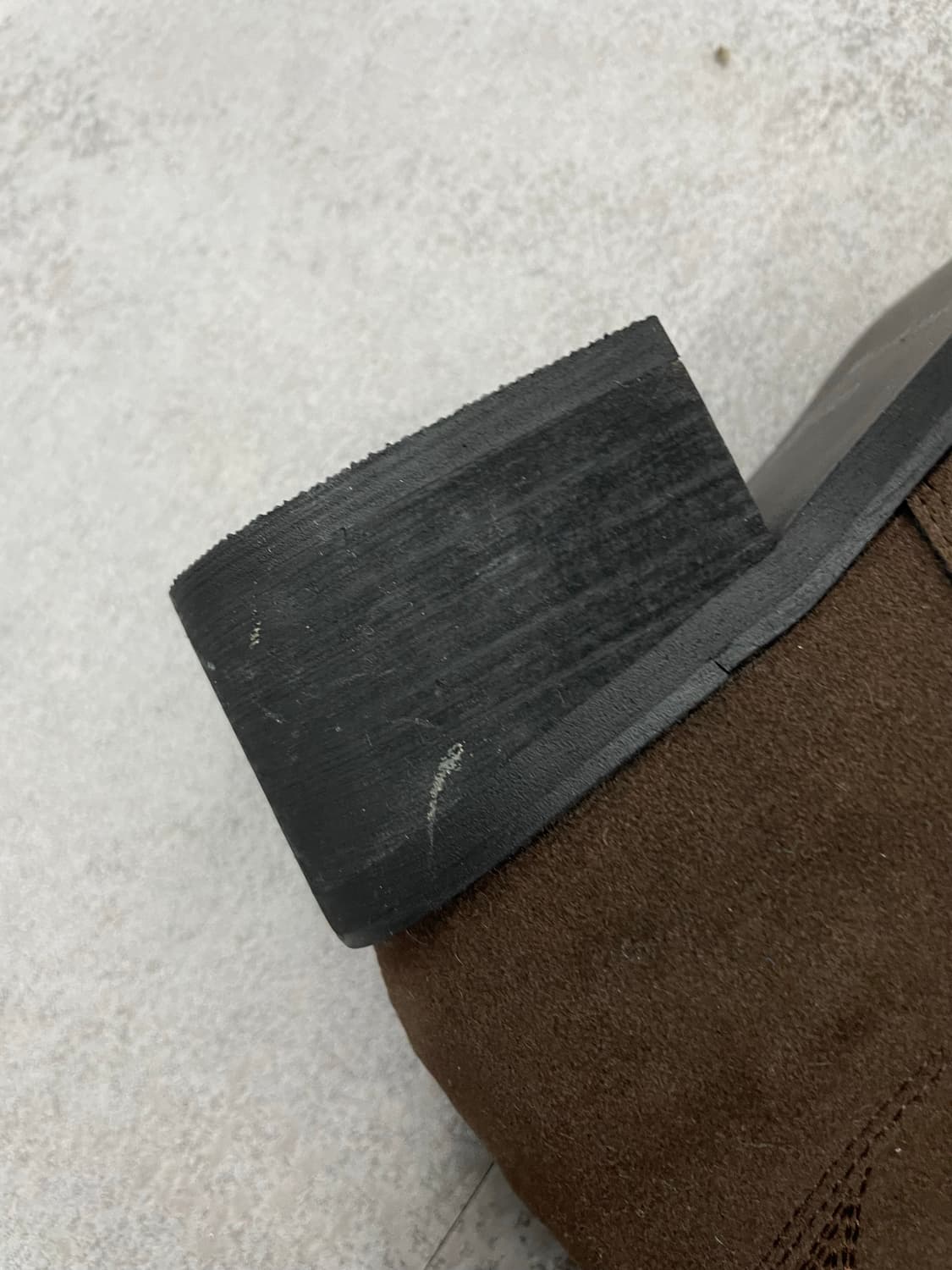 빈티지 스웨이드 브이컷 자수 미들 롱 웨스턴 부츠 H1691 상품이미지7