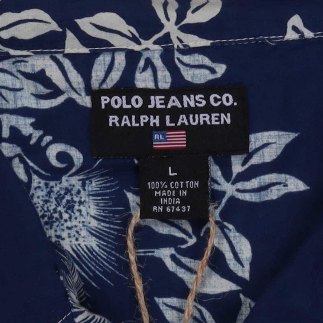 90’s USA Polo Jeans Hawaiian Shirt 상품이미지7