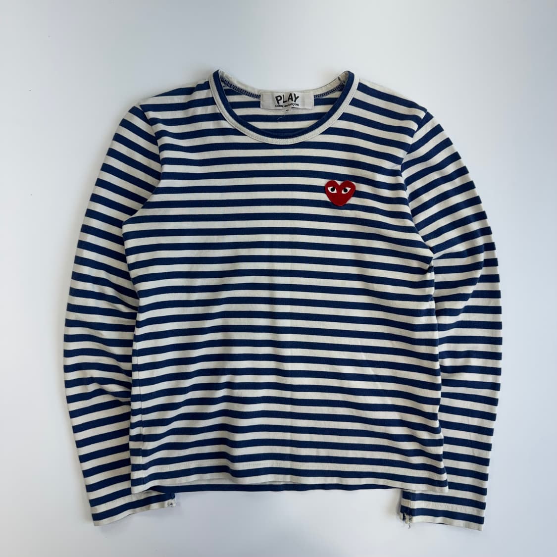 Comme des garcons 꼼데가르송 레드와펜 블루 롱슬리브 상품이미지3