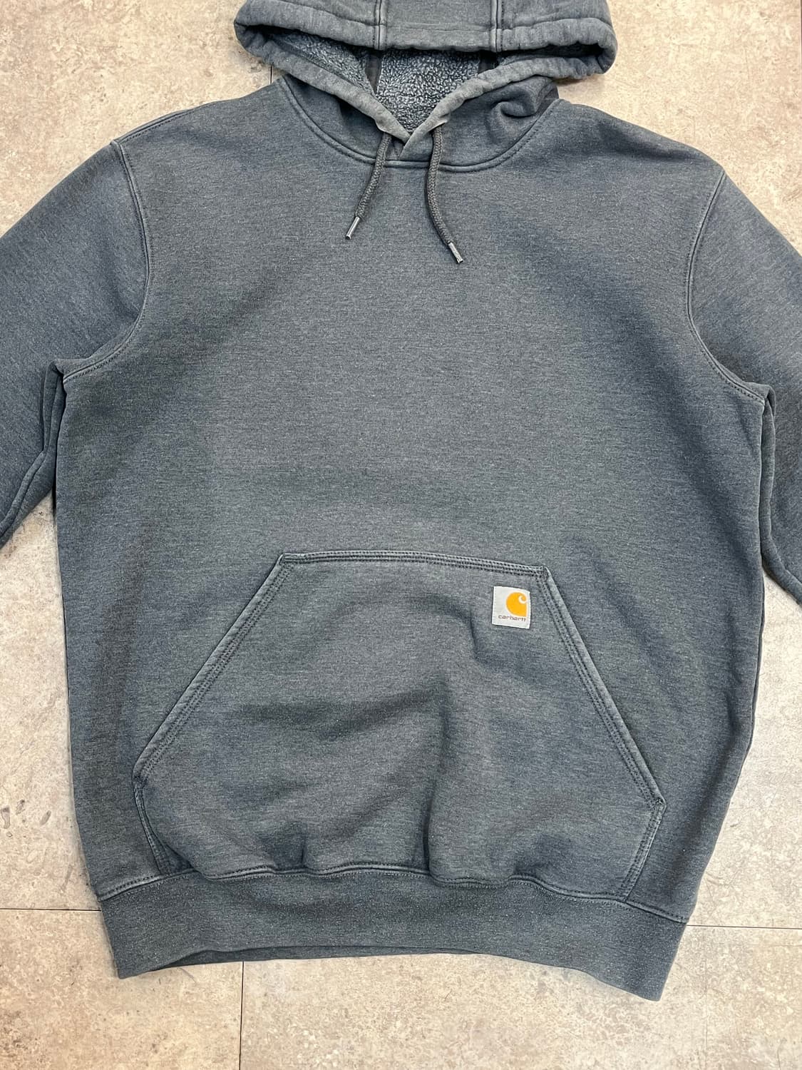 칼하트 기모 후드티 그레이 M #csz2740  상품이미지6