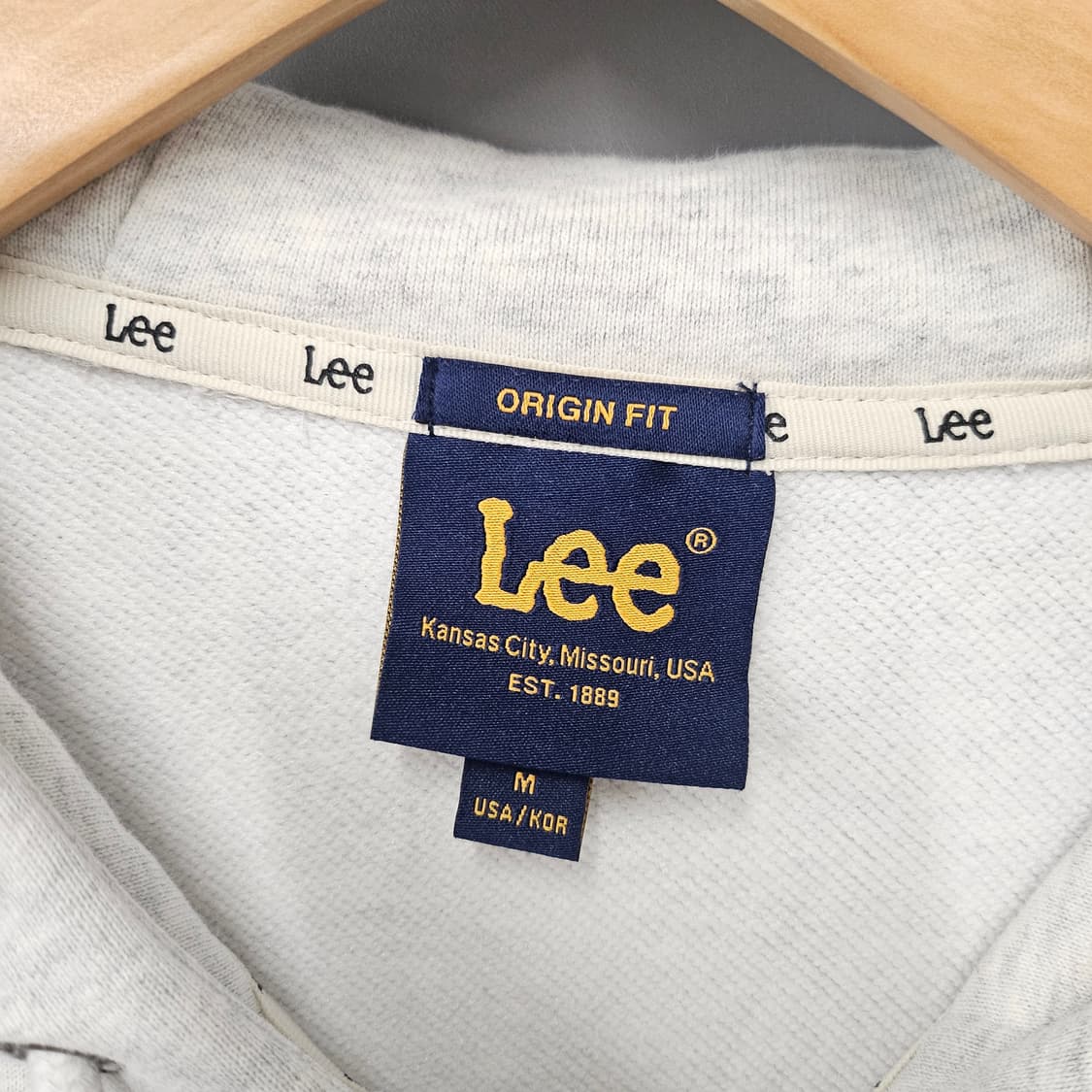 LEE 스몰 트위치 로고 후드집업 상품이미지4