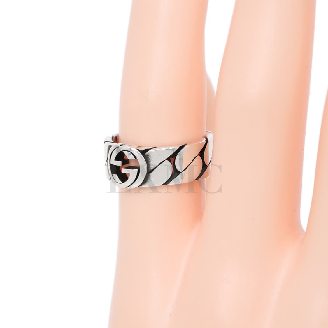 구찌 실버반지 인터로킹 G와이드 링 8MM 실버링 20호 661515 상품이미지7