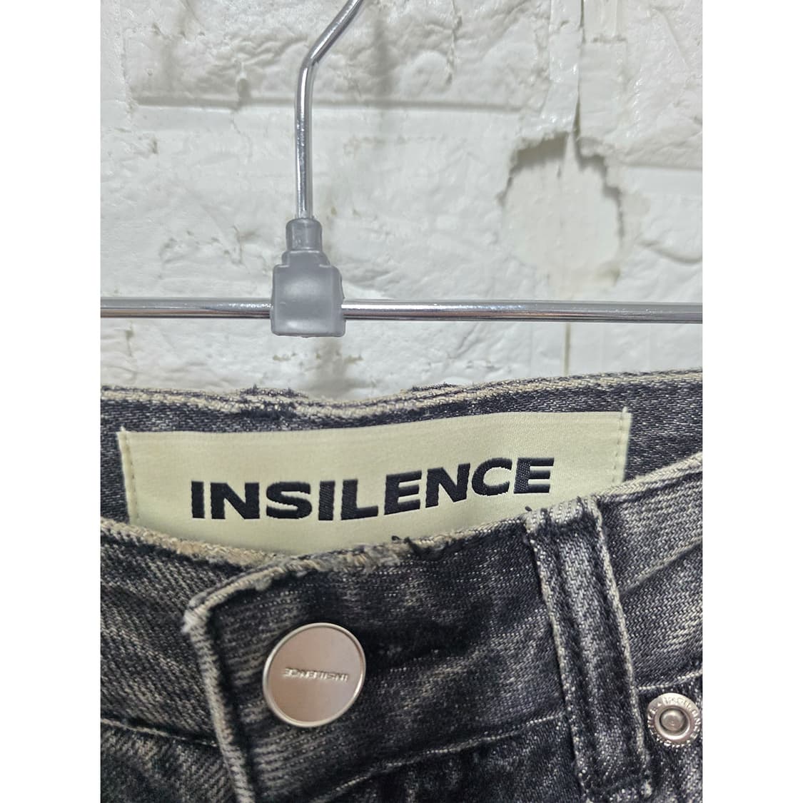 인사일런스 블랙 와이드 데님 28인치 상품이미지2