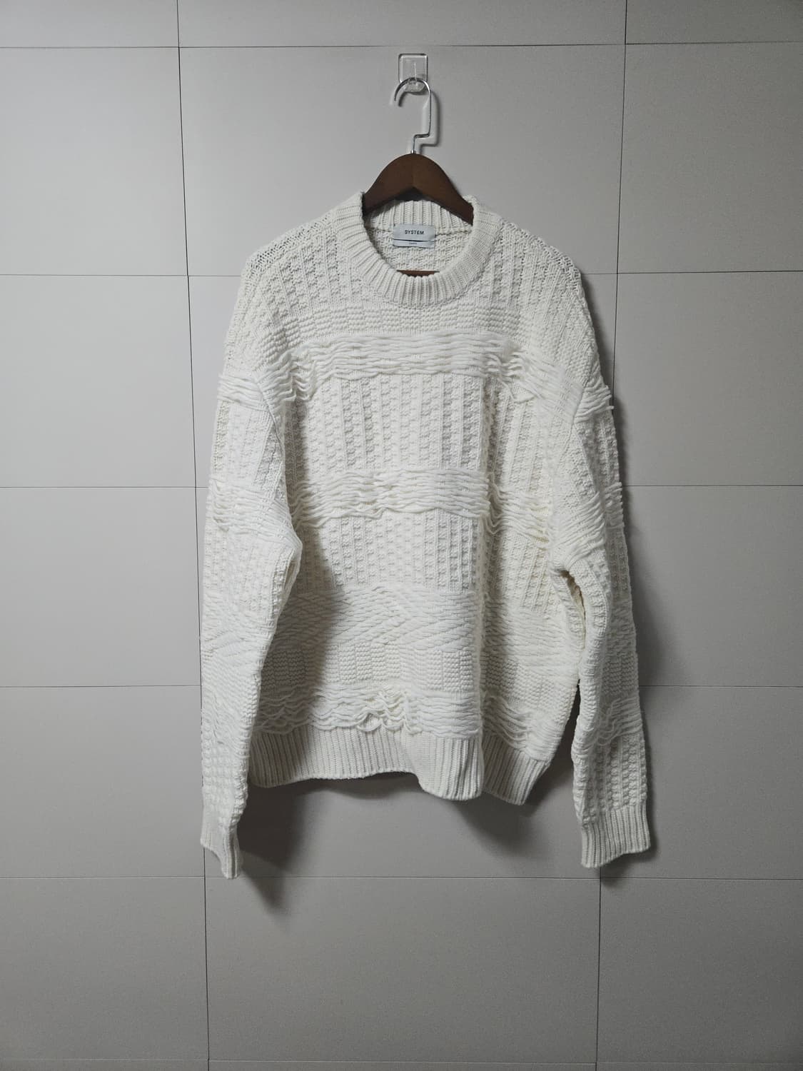 시스템옴므 2025 파리 컬렉션 오버사이즈 스웨터 상품이미지5