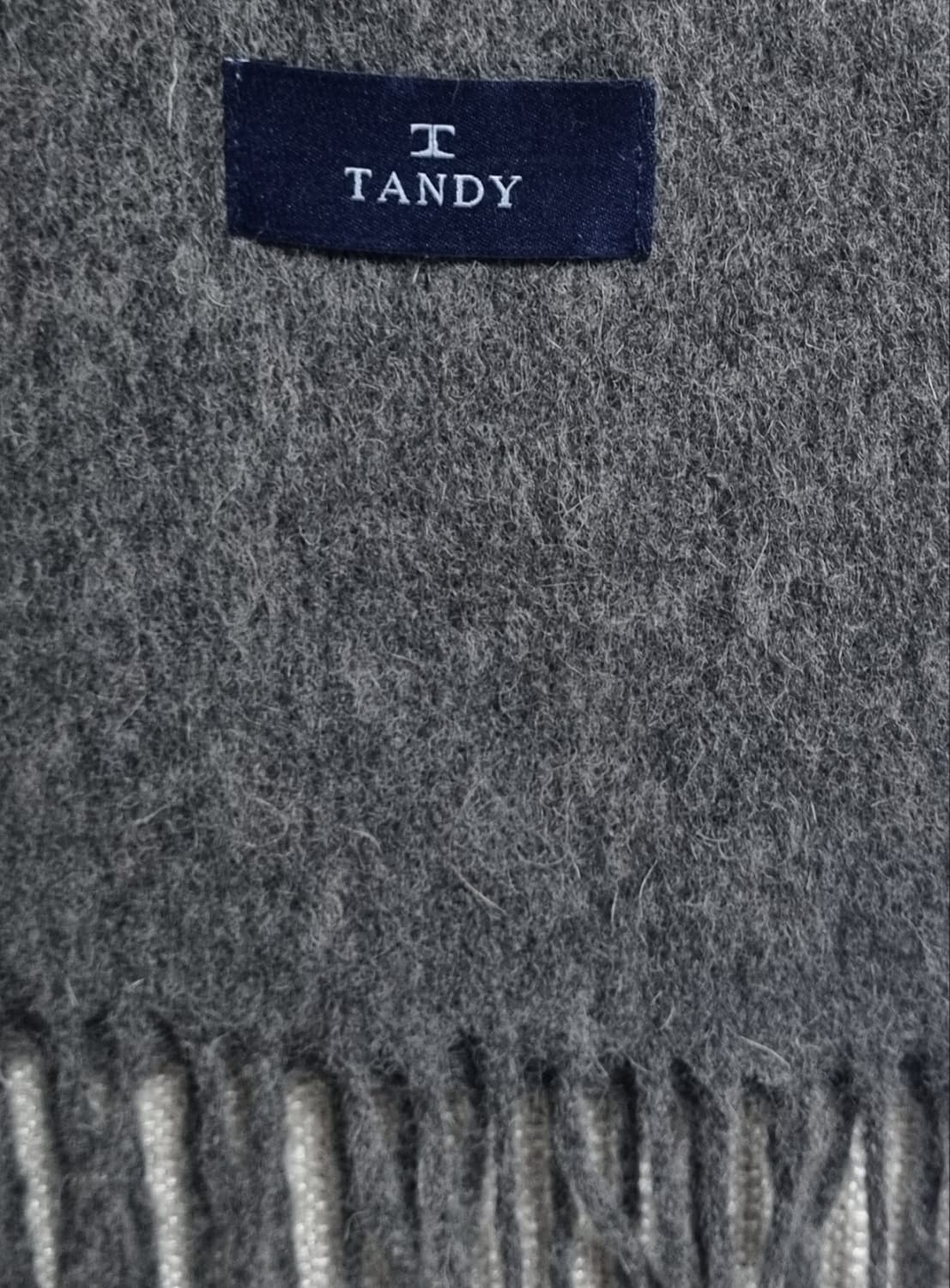 텐디 다크그레이 울/캐시미어 목도리 머플러 상품이미지2