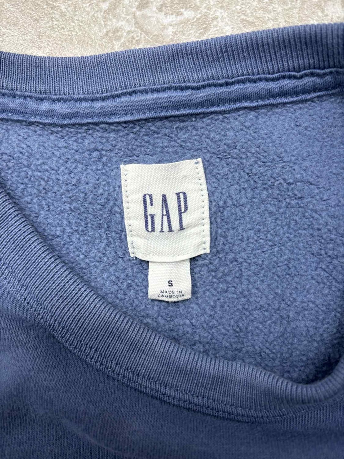 Gap 갭 빅로고 폭닥 스카이블루 러블리힙 스웨트셔츠 맨투맨(S) 상품이미지4