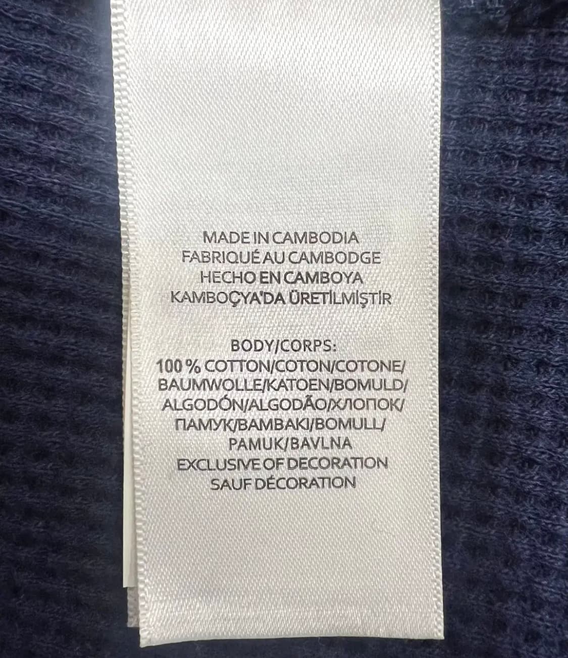 폴로랄프로렌 남성 와플코튼티셔츠 XL 상품이미지6