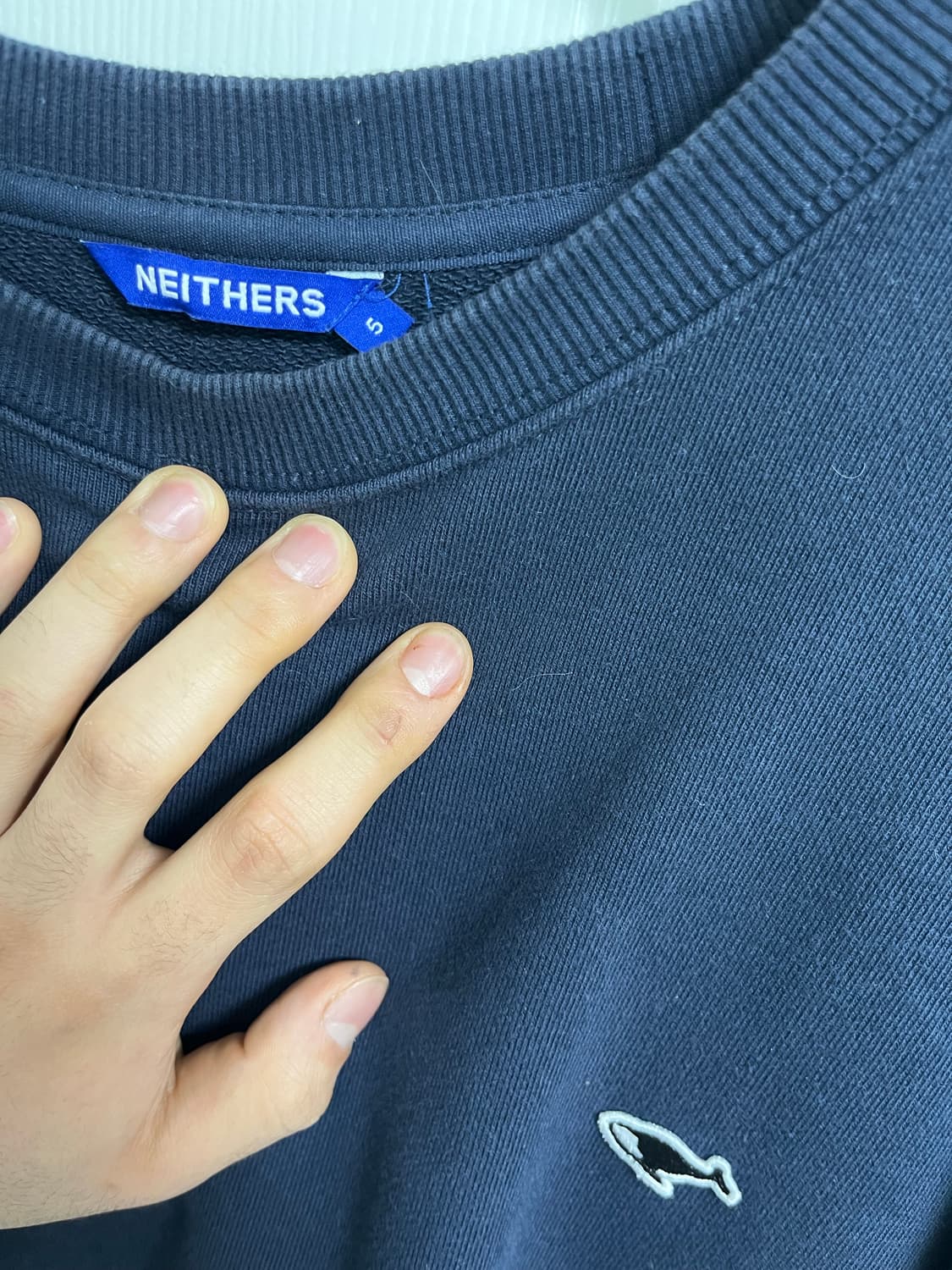 (5) 네이더스 맨투맨 네이비 상품이미지5