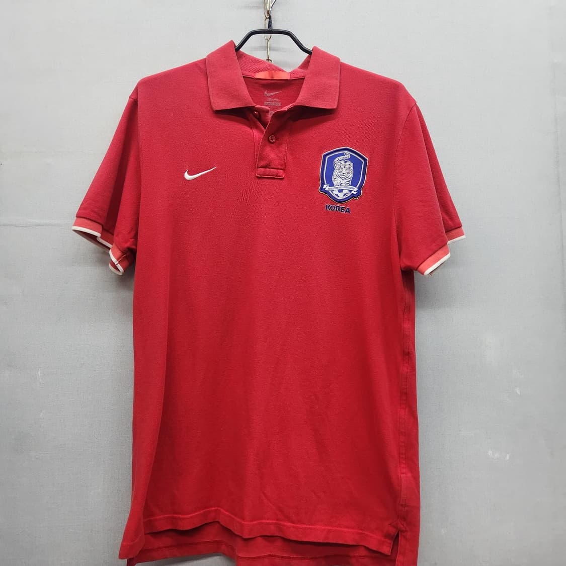 나이키 스우시/국가대표 로고 반팔카라 XL(L) 상품이미지1